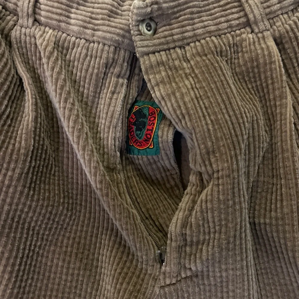 Boston Traders Mens Brown Baggy Corduroy Wide Leg Pants Size 36 - Picture 3 of 6